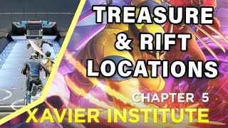 ALL TREASURE & RIFT LOCATIONS in Chapter 5 - Xavier Institute ► Marvel Ultimate Alliance 3 (MUA3)