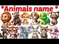 Animal Name | Learn Different Animal Name For Kids | Animal Vocabulary Name In English With Picture 