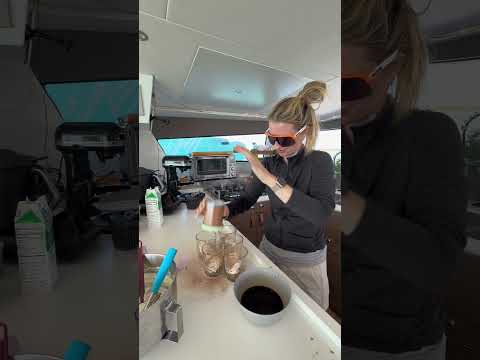 DITL of a private chef on a yacht! #sailing #privatechef #yacht #catamaran