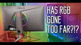 AN RGB GAMING MONITOR!?!? - ASUS ROG XG27VQ Review