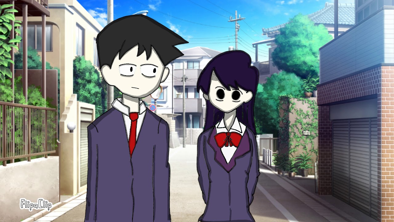 Komi can't communicate |  manga page animated adaptation