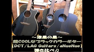 超COOL!魅惑のBLACKギター!かっこよすぎ♫【DCT&LAG Guitars&aNueNue