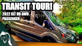 Ford Transit Tour! 2022 XLT AWD HR Passenger by TPF! Travel Plus 9,560 views 1 year ago 11 minutes, 9 seconds