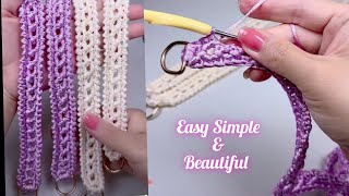 Quick & Easy Crochet Bag Strap Anyone Can Make
