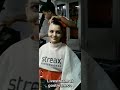 Indian beutiful girl headshave at saloon 