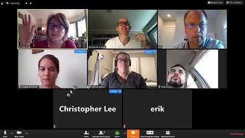 Online meetings: Impromptu Networking