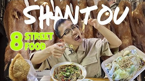 Street Food da NON Perdere a Shantou 🇨🇳 广东潮汕地区汕头8种必吃街头美食，烧鹅，肠粉，生腌，甘草水果，朥饺，牛肉粿条