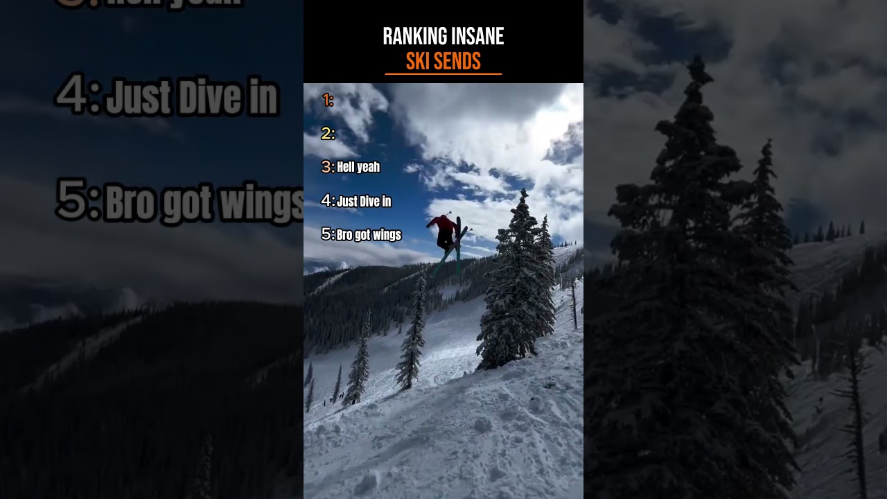 WATCH: Insane Ski Sends Ranked ⛷️🔥