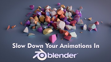 Slow Down Your Animation In Blender Beginner Tutorial #blender #blendertutorial