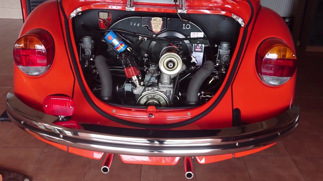 VW Beetle high performance 1200 engine - dual Solex 28 PCI