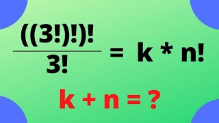 Taking the Factorial Over and Over and Over! (AIME 2003 #1)