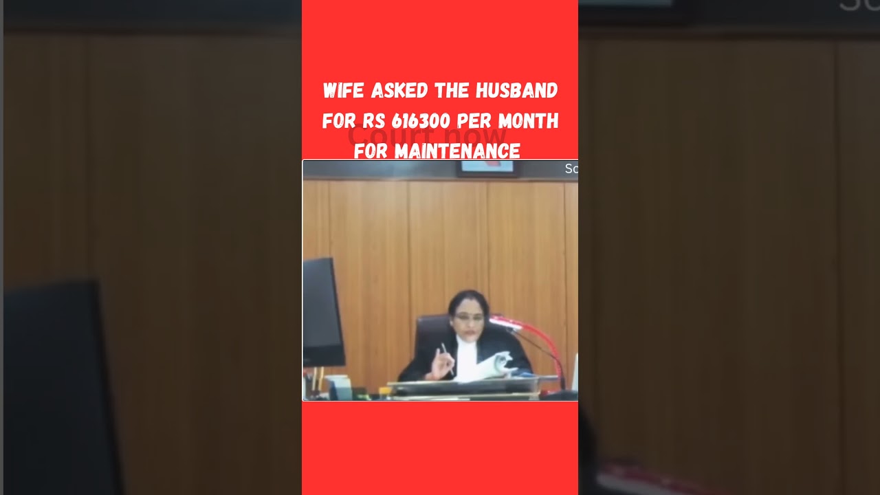 Wife Aske Rs 616300 per month for Maintenance 