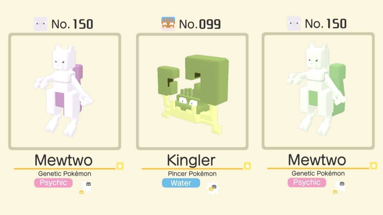 Legendary Pokemon All Bosses Battle | Shinny Pokemon Kingler and Mewtwo vs All Bosses