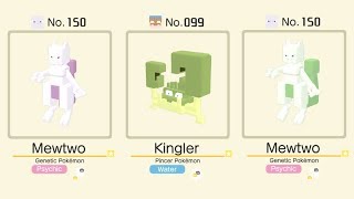 Legendary Pokemon All Bosses Battle | Shinny Pokemon Kingler and Mewtwo vs All Bosses