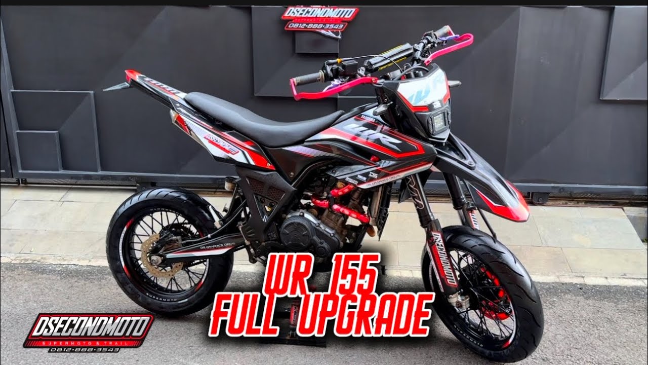 JUAL YAMAHA WR 155 ‼️ FULL UPGRADE SUPERMOTO USD REAL JUMP