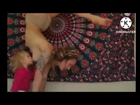 cute Mother feed her baby • breastfeeding • beautiful single mom with hangry child • yoga style