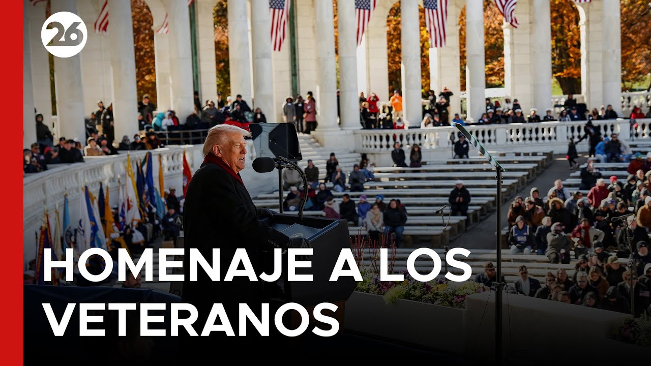 🇺🇸 EEUU | Trump encabeza homenaje a los veteranos en Arlington