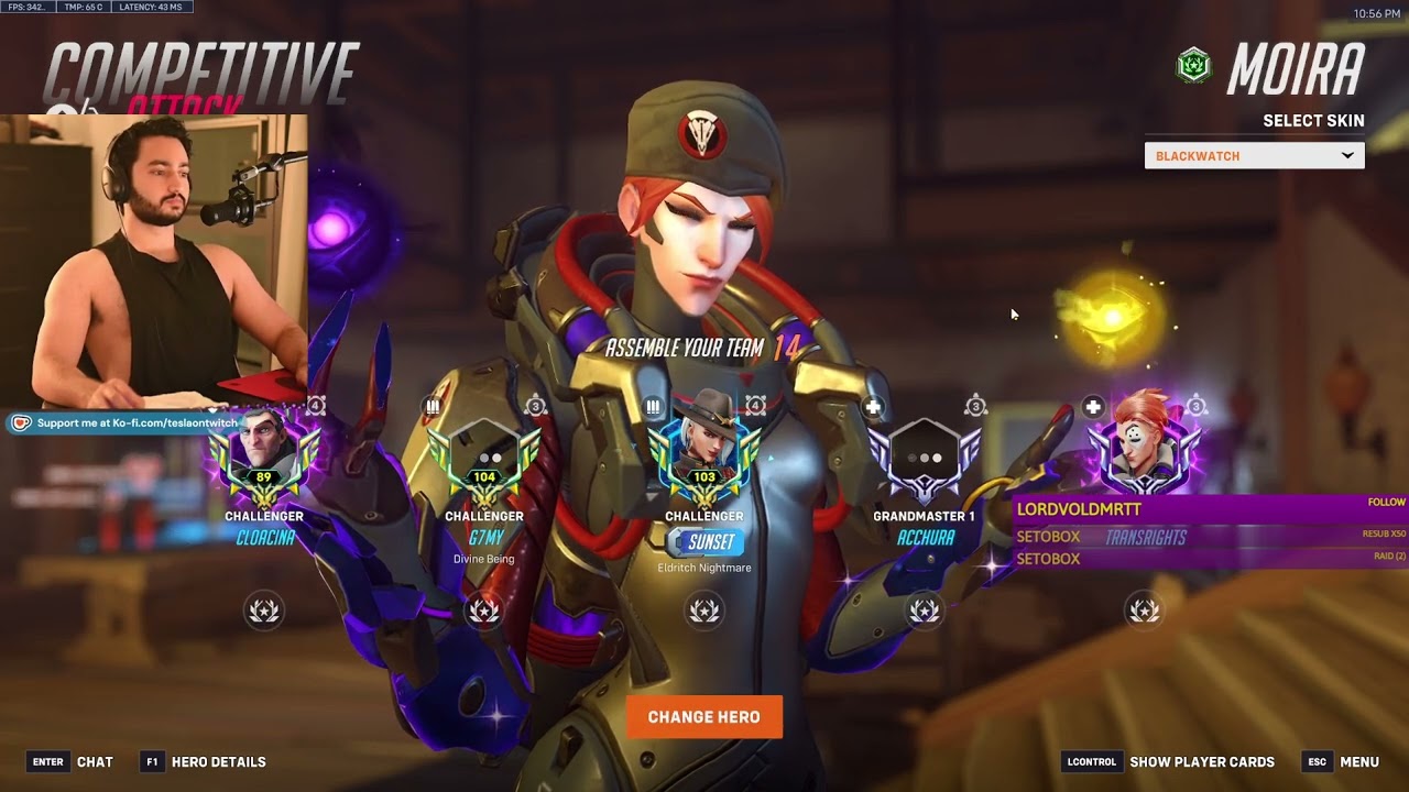 Основная карта Tesla Moira — игровой процесс Overwatch 2, 20 сезон.