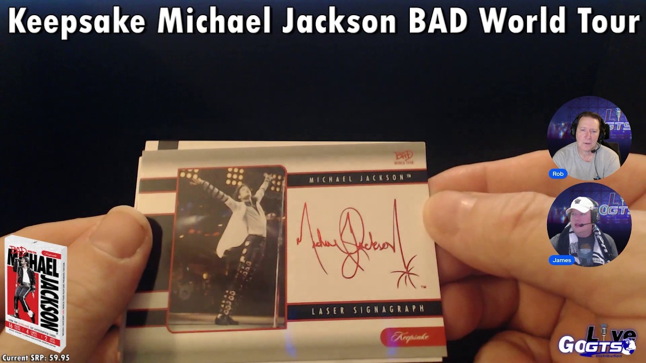 Box Break | Keepsake Michael Jackson BAD World Tour - YouTube