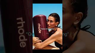 Hailey Bieber is a marketing genius queen💅🏼🤏🏼 #hailey #justinbieber #rhode #beautybrand #shorts