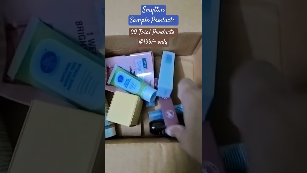 🤩Trial Products| Free Samples| Smytten Haul|Unboxing 
