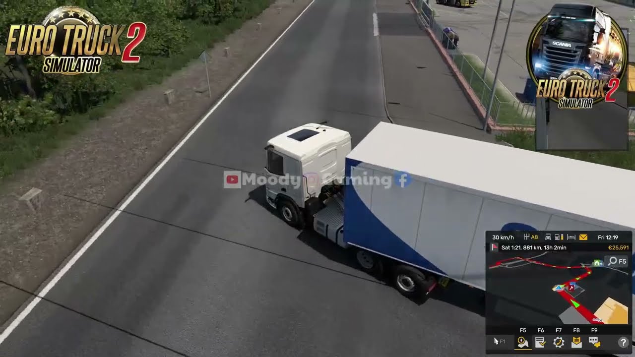 ETS2 Car Transport Delivery 🚛🚗 Long Route Cargo Mission | Euro Truck Simulator 2