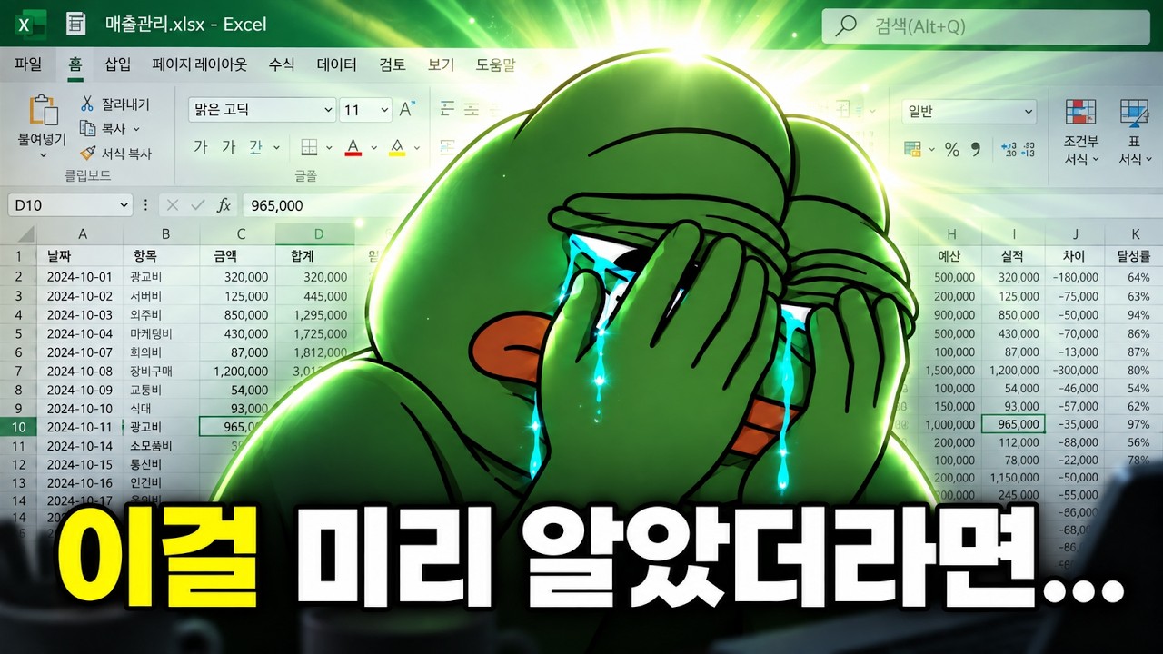 왜 나만 '엑셀' 자동화가 안 될까?