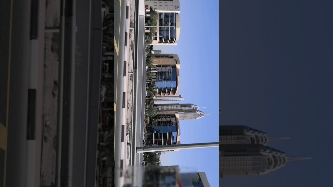 Abu Dhabi drive on the street & go back to Dubai.