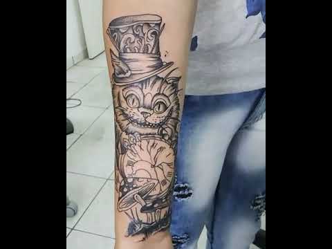 Featured image of post Tatuagem Gato Da Alice Pra ajudar voc s a escolher o desenho perfeito