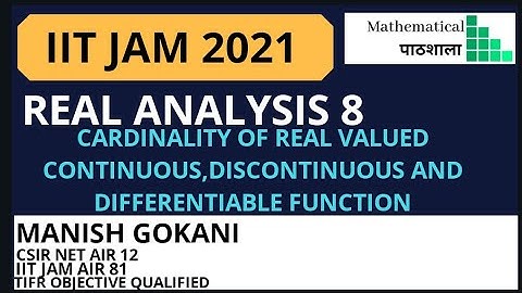 REAL ANALYSIS PART-8 FOR IIT-JAM/NET-JRF/NBHM/GATE/TIFR AND OTHER M. SC ENTRANCES