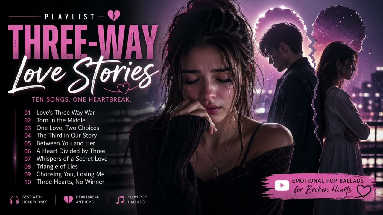Sad Love Songs 2026 💔 | 3AM Playlist – Love Triangle, Heartbreak \u0026 Emotional Pop Ballads