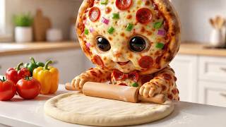 Baby Pizza Chef Cooks Perfect Pizza from Dough to Bake 🍕 | ASMR Cooking screenshot 3