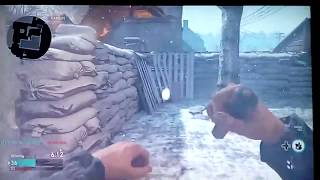 Knife only quad feed on call of duty WW2 (Combat Thunder Knife!)