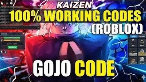 ⚠️NEW⚠️KAIZEN CODES [ROBLOX] ⚡ GOJO UPDATE CODES! #robloxcodes 