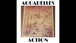SCRAP Tuto Carte Aquarelles