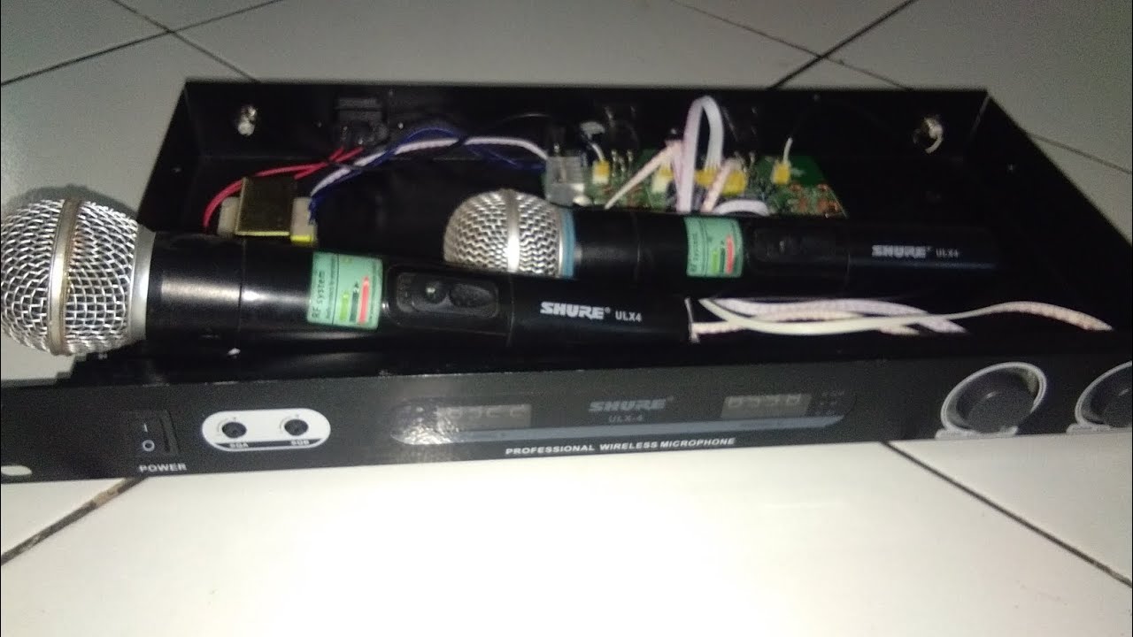 fungsi SQA SQB pada mic wireless SHURE ULX 4 simak terus dan lihat dulu