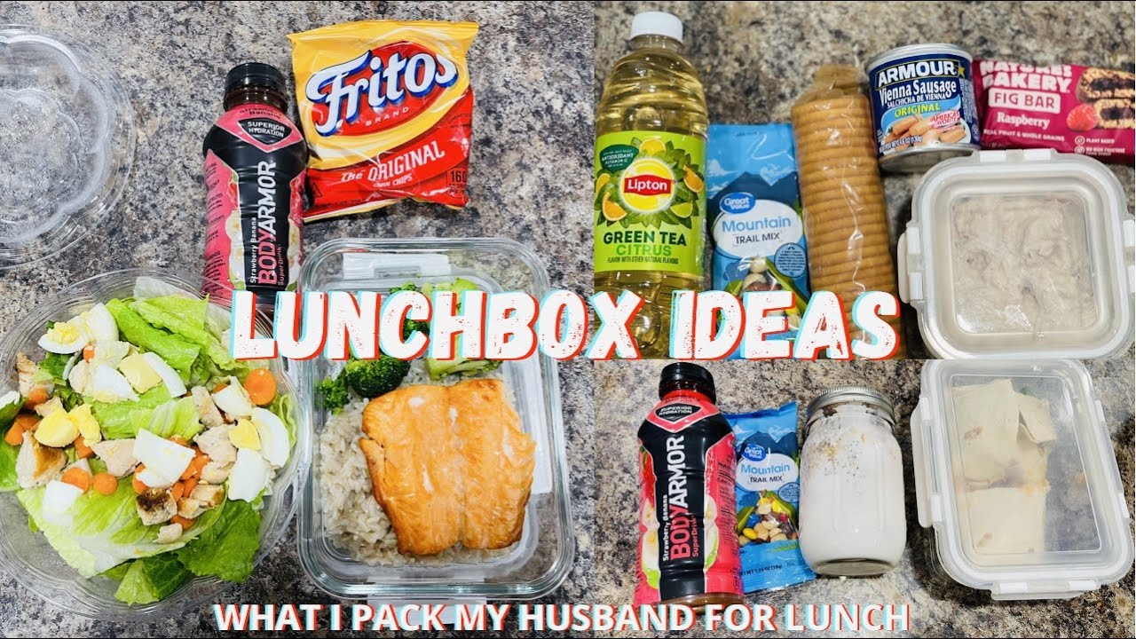 LUNCHBOX IDEAS WHAT I PACK MY HUSBAND FOR LUNCH YouTube