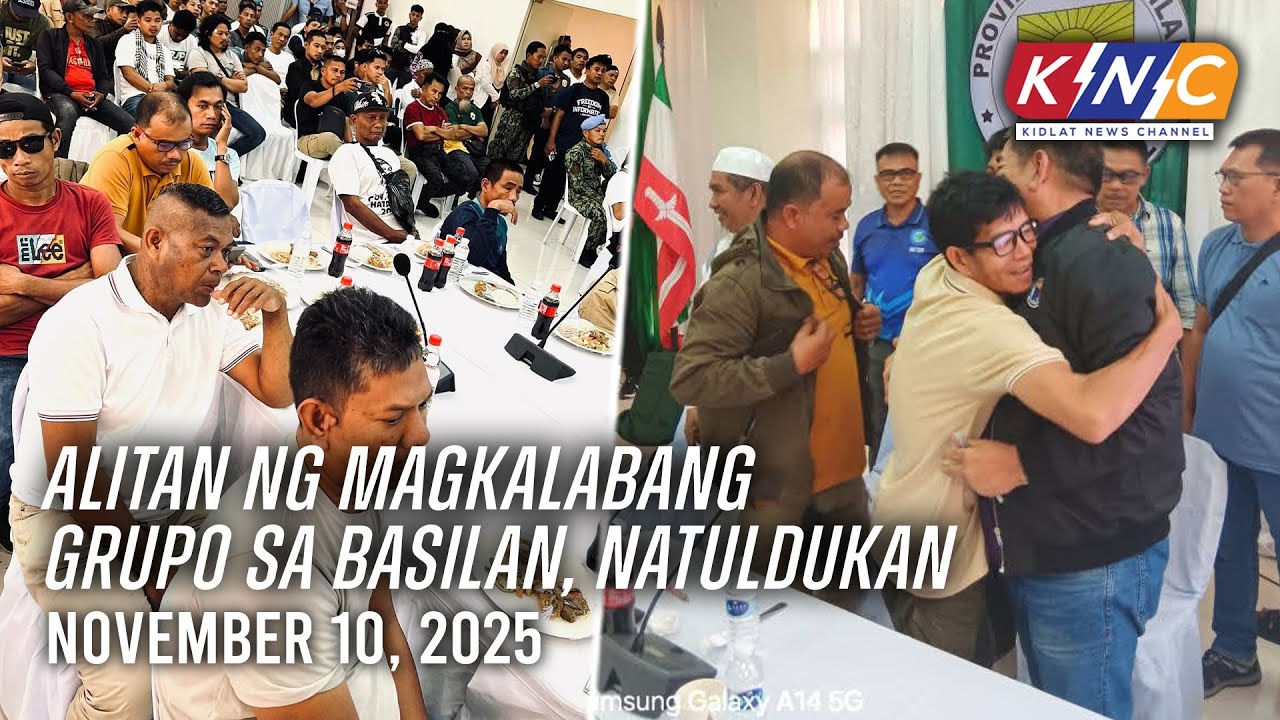 Конфликт между враждующими группировками в Басилане завершён | Канал новостей Kidlat (10 ноября 2...