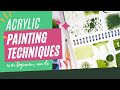 Acrylic painting techniques even beginners can learn