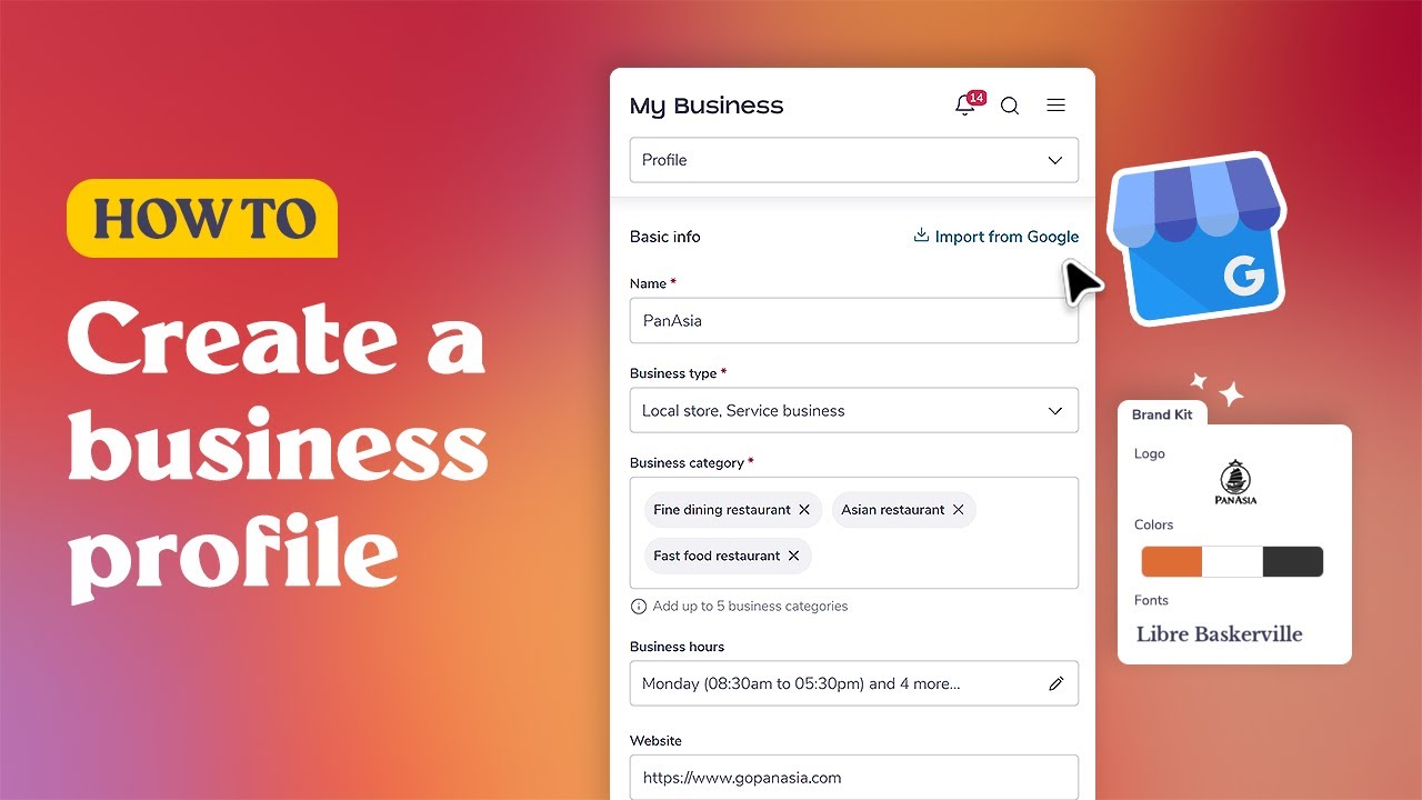 Как создать бизнес-профиль