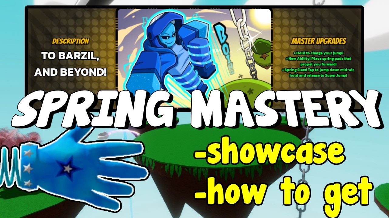 HOW TO GET THE SPRING MASTERY | SLAP BATTLES
