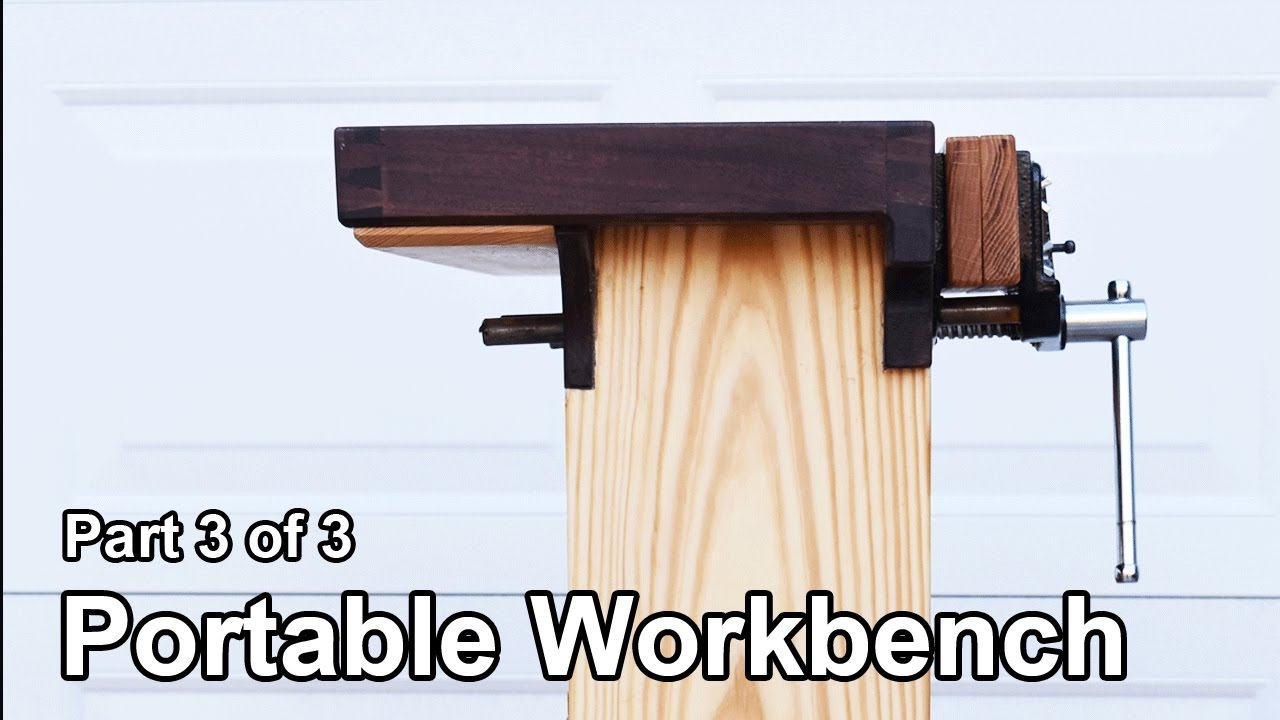 How to Build a Portable Woodworking Workbench - Part 3 of 