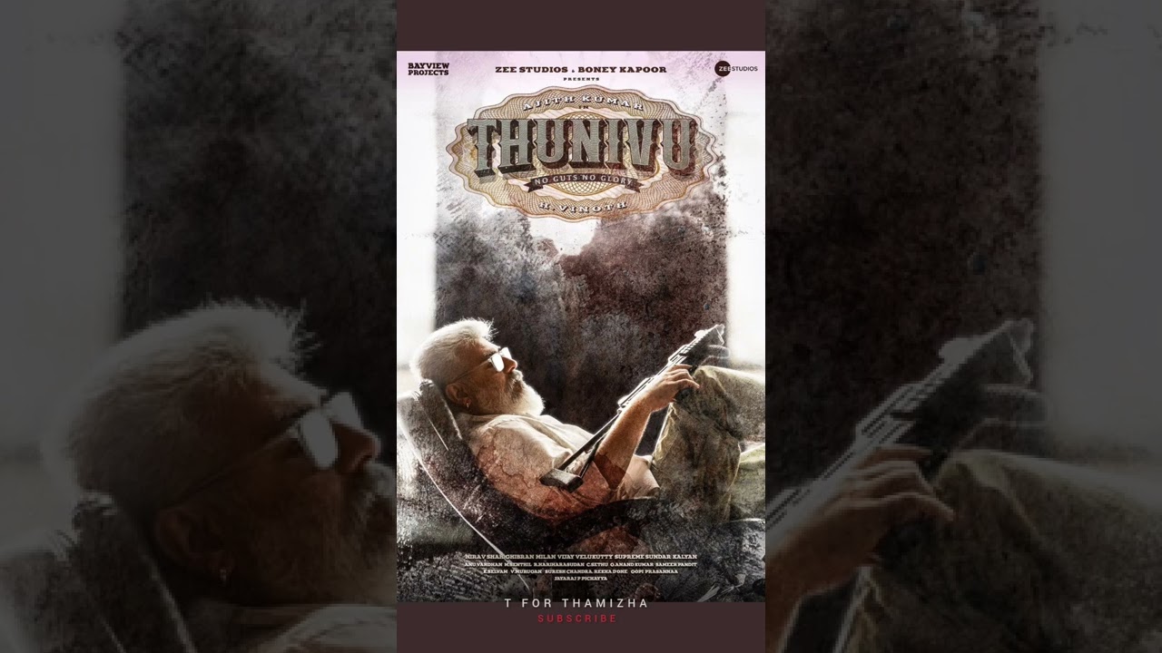 Thunivu 1st Look AK61 First Look 🔥