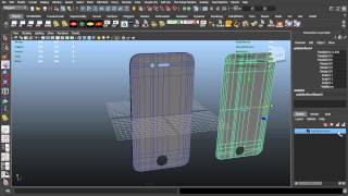 Tutorial: Modeling, Texturing, Shading and Rendering the iPhone in Maya, Part 1-4