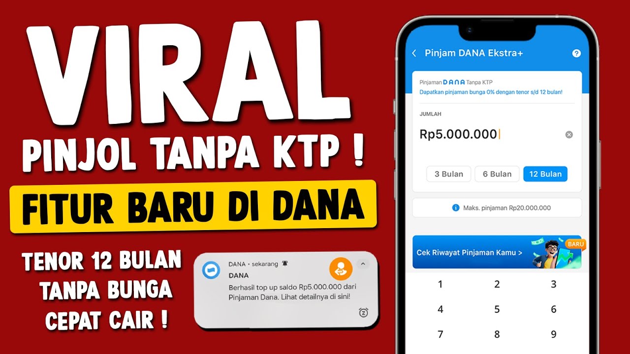Cara Pinjam Uang di DANA - Pinjol Mudah Cair 2025 Ke DANA