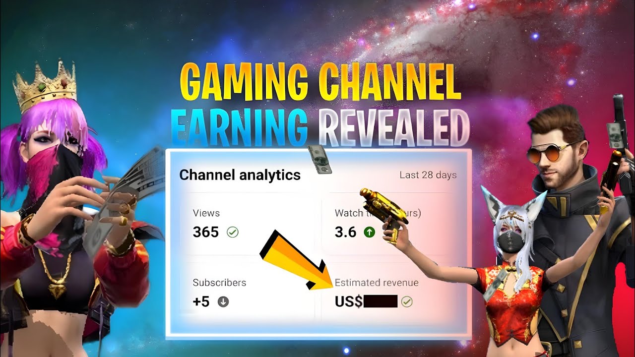 Finally i Revealed My Earning 30,000 Monthly | Gaming Channel Earning ...