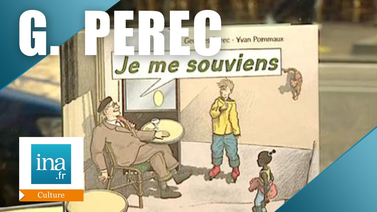 Georges Perec et Yvan Pommaux : Je me souviens | Archive INA - YouTube