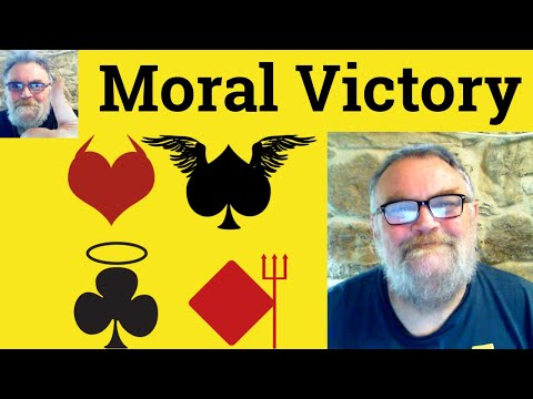 😎 Moral Victory Meaning - Moral Victory Defined - Moral Victory Definition - Moral Victory