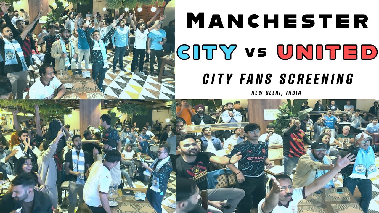 City FANS celebrate win over UNITED | Manchester City vs Manchester ...
