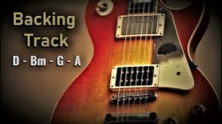 Pop Rock BACKING TRACK D Major | D Bm G A | 80 BPM | Guitar Backing Track